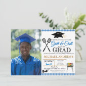 Uitnodiging voor Afstuderen BBQ (Staand voorkant)