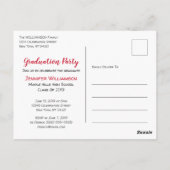 Uitnodiging voor Afstuderen Cartoon (Achterkant)