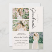 Uitnodiging voor afstuderen-fotoaankondiging (Voorkant)