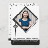 Uitnodiging voor Afstuderen op tassle (Voorkant / Achterkant)