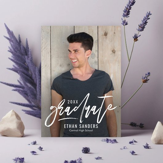 Uitnodiging voor Afstuderen van bewerkbare kleuren