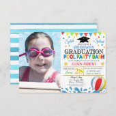 Uitnodiging voor Afstuderen van kinderen (Voorkant / Achterkant)