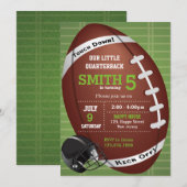 Uitnodiging voor Amerikaans Football (Voorkant / Achterkant)