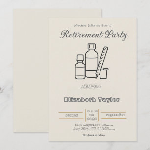 Uitnodiging voor apothekerspensioenfeest