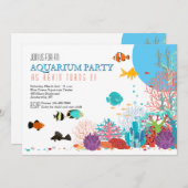 Uitnodiging voor Aquarium (Voorkant / Achterkant)