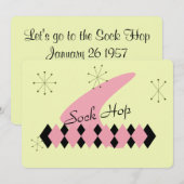 Uitnodiging voor atoomtijdperk (Voorkant / Achterkant)