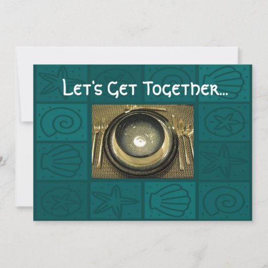 Uitnodiging voor avondeten (Voorkant)