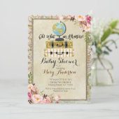 Uitnodiging voor  Baby shower (Staand voorkant)