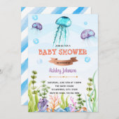 Uitnodiging voor baby shower (Voorkant / Achterkant)