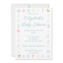 Uitnodiging voor baby shower