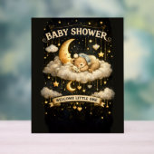 Uitnodiging voor Baby Shower Avontuur Acryl Bord (Neutraal)