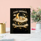 Uitnodiging voor Baby Shower Avontuur Acryl Bord (Huwelijk)