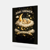 Uitnodiging voor Baby Shower Avontuur Acryl Bord (Hoek)