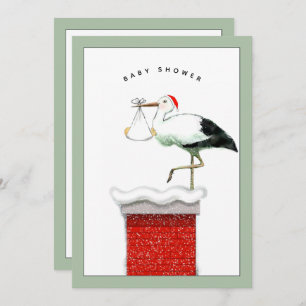 Uitnodiging voor Baby shower in december