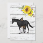 Uitnodiging voor baby shower van kalveren (Achterkant)