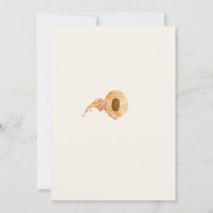 Uitnodiging voor Baby shower van mama tot bijen