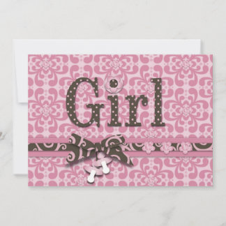 Uitnodiging voor Baby shower van Mijn Meisje