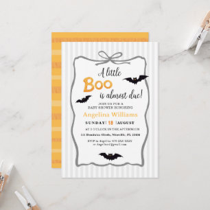 Uitnodiging voor baby shower voor Little Boo Hallo