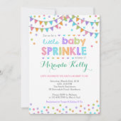 Uitnodiging voor baby springen/Baby Sprinkle uitno (Voorkant)