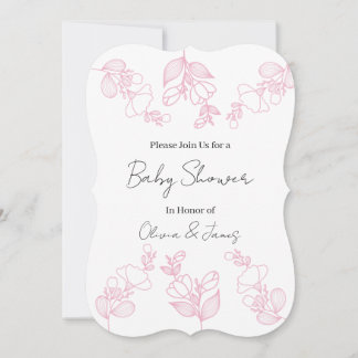 Uitnodiging voor babyfeest