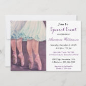 UITNODIGING VOOR BALLET DANSFEEST EVENEMENT (Voorkant)