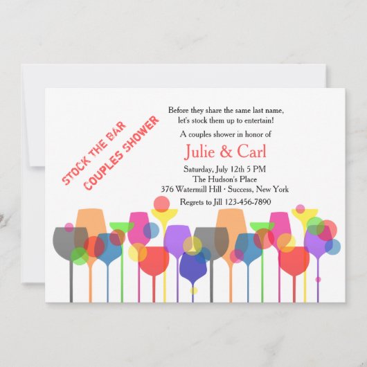 Uitnodiging voor balsbril (Voorkant)