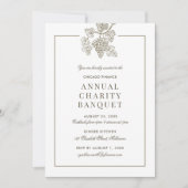 Uitnodiging voor bankwet (Voorkant)