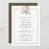 Uitnodiging voor bankwet (Voorkant / Achterkant)