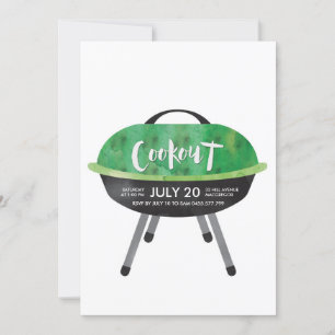 Uitnodiging voor BBQ-feestje
