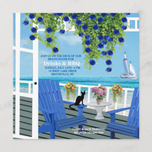 Uitnodiging voor "beach deck"