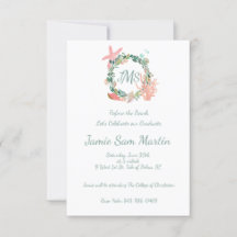 Uitnodiging voor Beach Graduation Party | aankondi