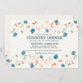 Uitnodiging voor Berry Border (Voorkant / Achterkant)