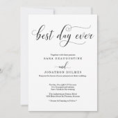 Uitnodiging voor beste dag ooit (Voorkant)