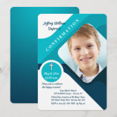 Uitnodiging voor bevestiging van de moderne zegeni (Voorkant / Achterkant)