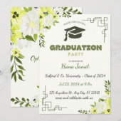 Uitnodiging voor bewerkbaar Afstuderen (Voorkant / Achterkant)