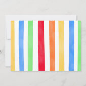 Uitnodiging voor bewerkbare blokfoto's (Achterkant)