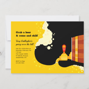 Uitnodiging voor bierfeestje