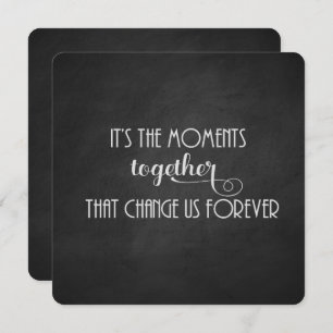 Uitnodiging voor Black Chalkboard