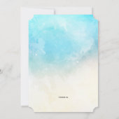 Uitnodiging voor blauw verloop (Achterkant)