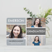 Uitnodiging voor blokkering afstuderen (Staand voorkant)