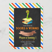 uitnodiging voor boekworm (Voorkant / Achterkant)