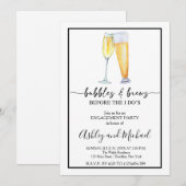 Uitnodiging voor borrel- en drankfeest ter gelegen (Voorkant / Achterkant)