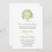 Uitnodiging voor bosbruiloft (Voorkant / Achterkant)