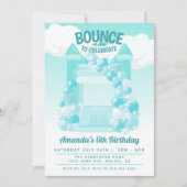 Uitnodiging voor Bounce House-verjaardagsfeest (Voorkant)