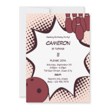 Uitnodiging voor bowling 11e verpartij