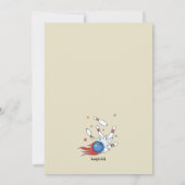 Uitnodiging voor Bowling Night (Achterkant)