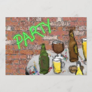 Uitnodiging voor Brew Pub Waterverf Beer Tasting P