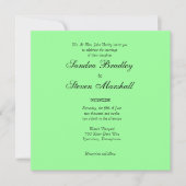 Uitnodiging voor Bright Limoen (Voorkant)