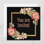 Uitnodiging voor bruidsfeest (Voorkant / Achterkant)