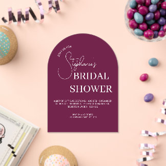 Uitnodiging voor bruidsfeest | Keuken theekrans Acryl Uitnodigingen